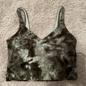 Size 8 Green TieDye Align Tank